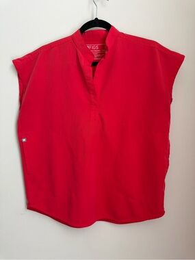 FIGS Technical Collection Scrub Top XXS Cap Sleeve Medical Uniform